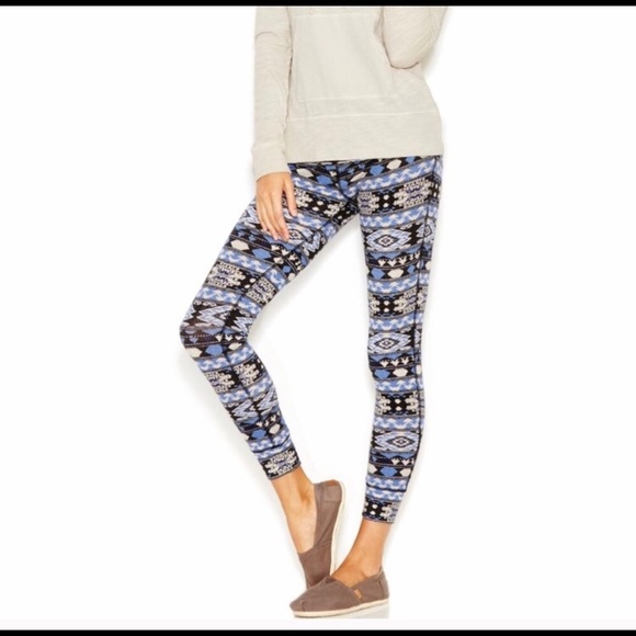 Lucky Lotus Lounge Pants Aztec Print - Picture 1 of 7
